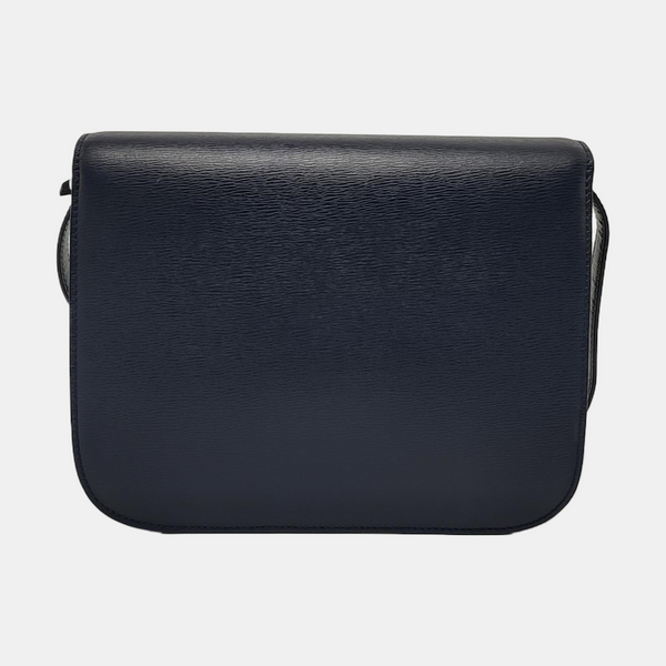 Authenticated pre-owned  CLASSIC BOX Medium Calfskin Blue - Crossbody Bag at Looply