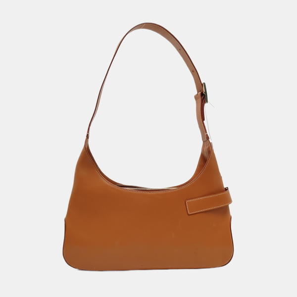 Clasp Hobo Medium Calfskin Brown