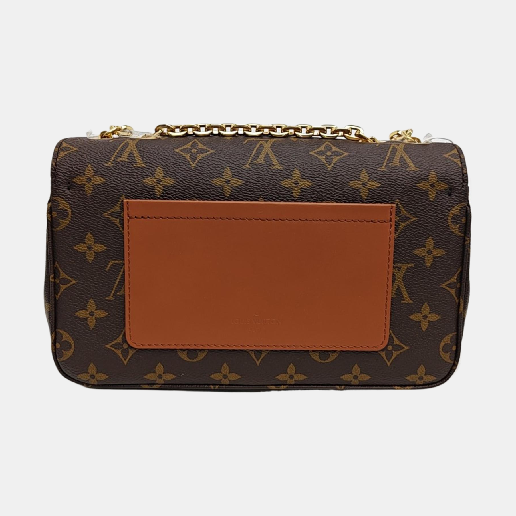 MARCEAU Monogram Coated Canvas Brown