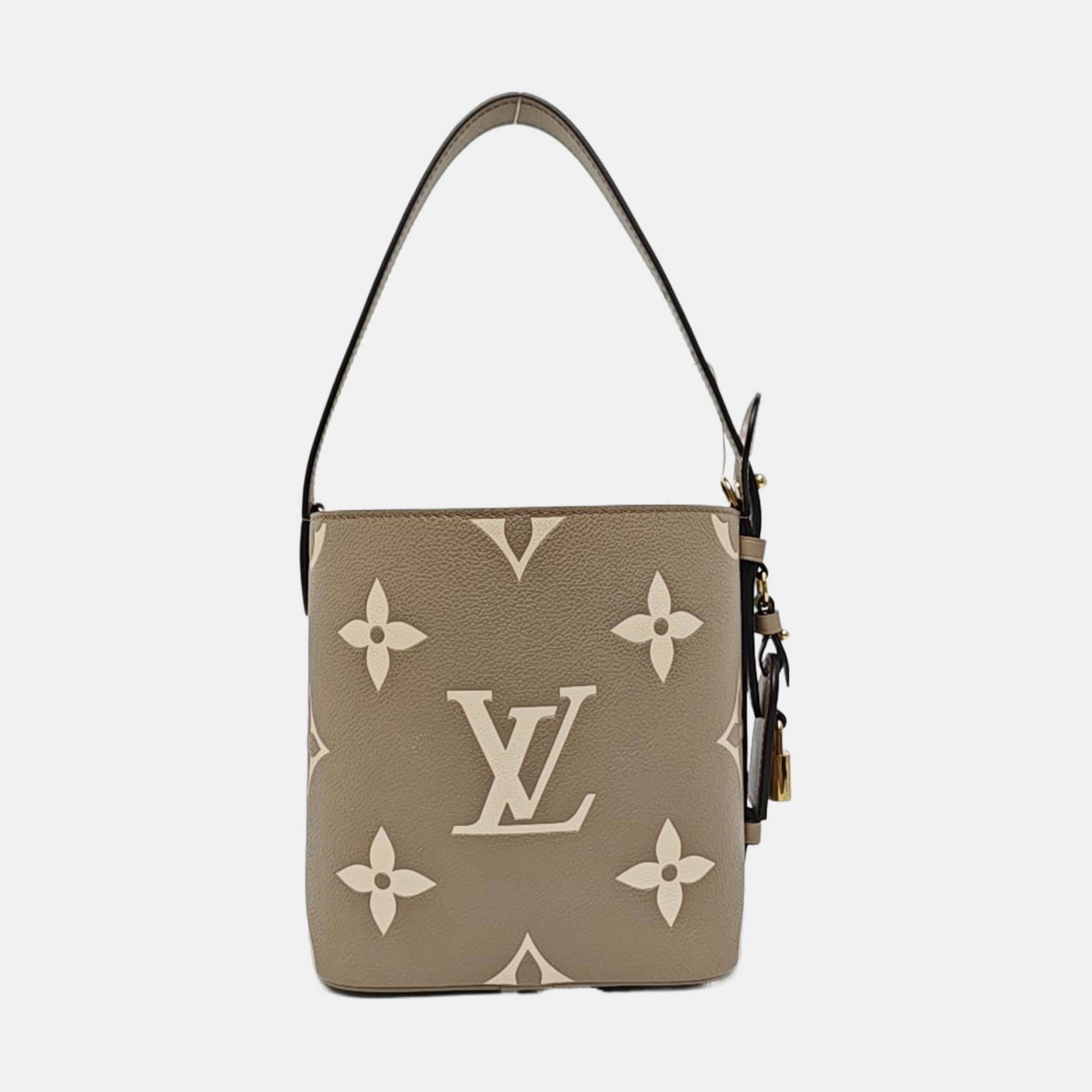 ALL IN BB Monogram Calfskin Gray