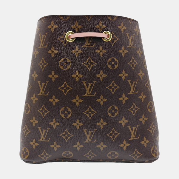 NÉONOÉ MM Monogram Coated Canvas Brown