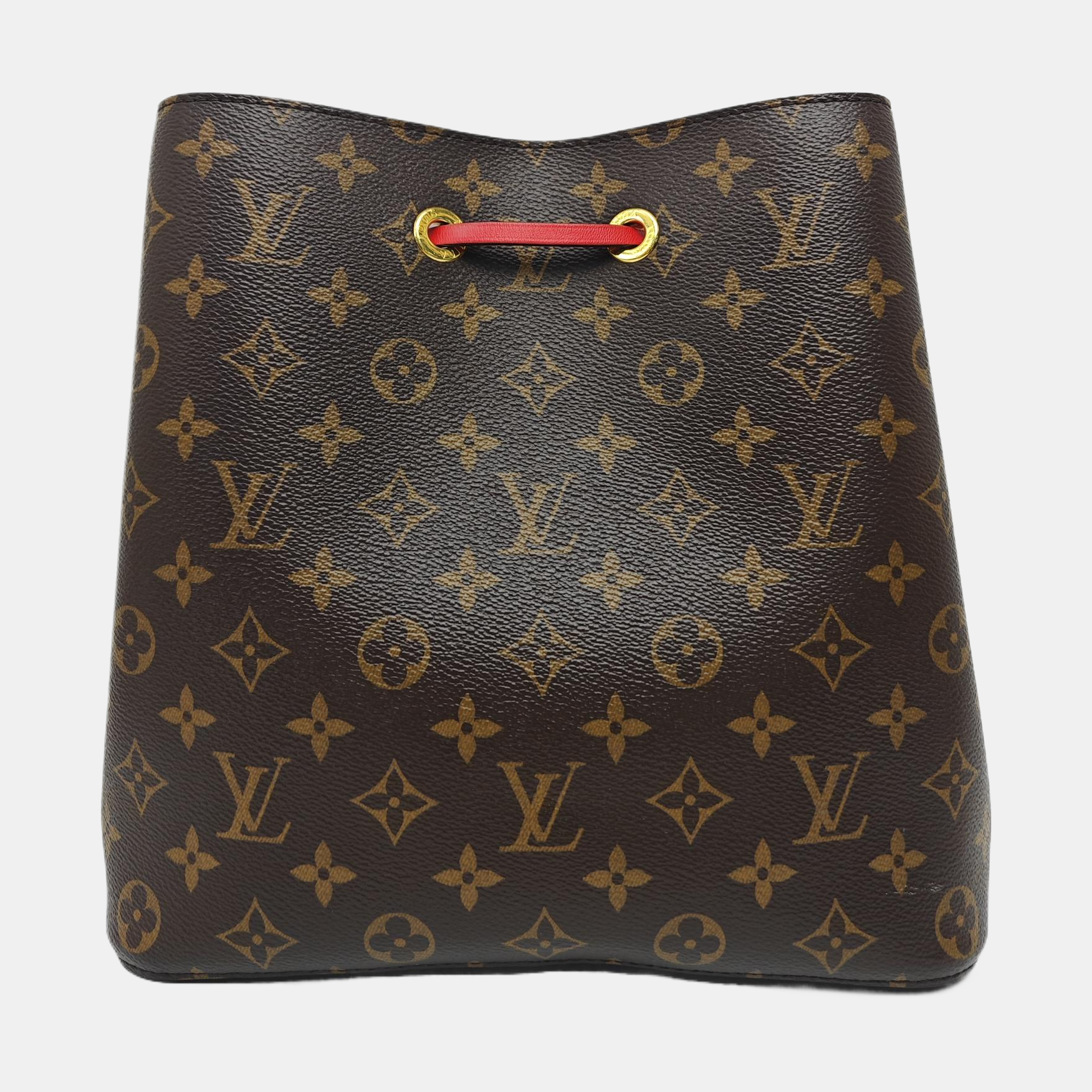 NÉONOÉ MM Monogram Coated Canvas Brown