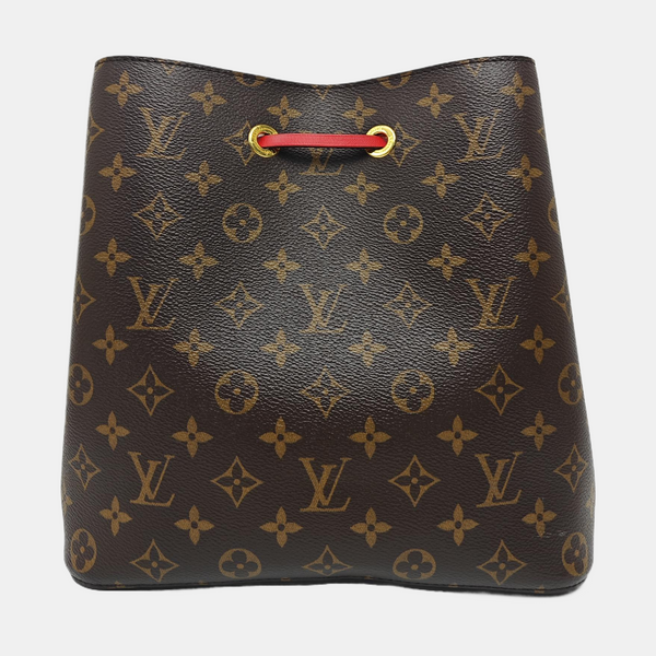 NÉONOÉ MM Monogram Coated Canvas Brown