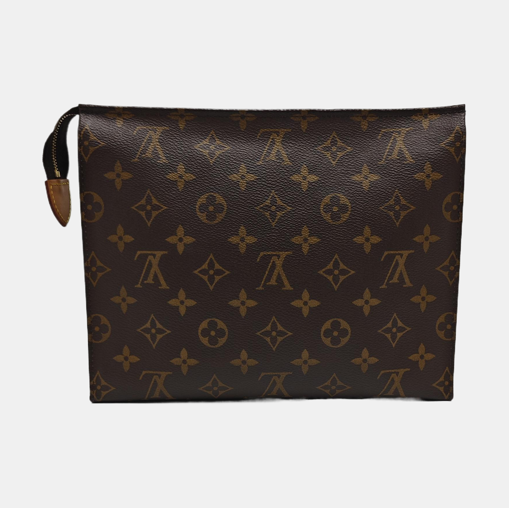 TOILET POCKET 26 Monogram Coated Canvas Brown