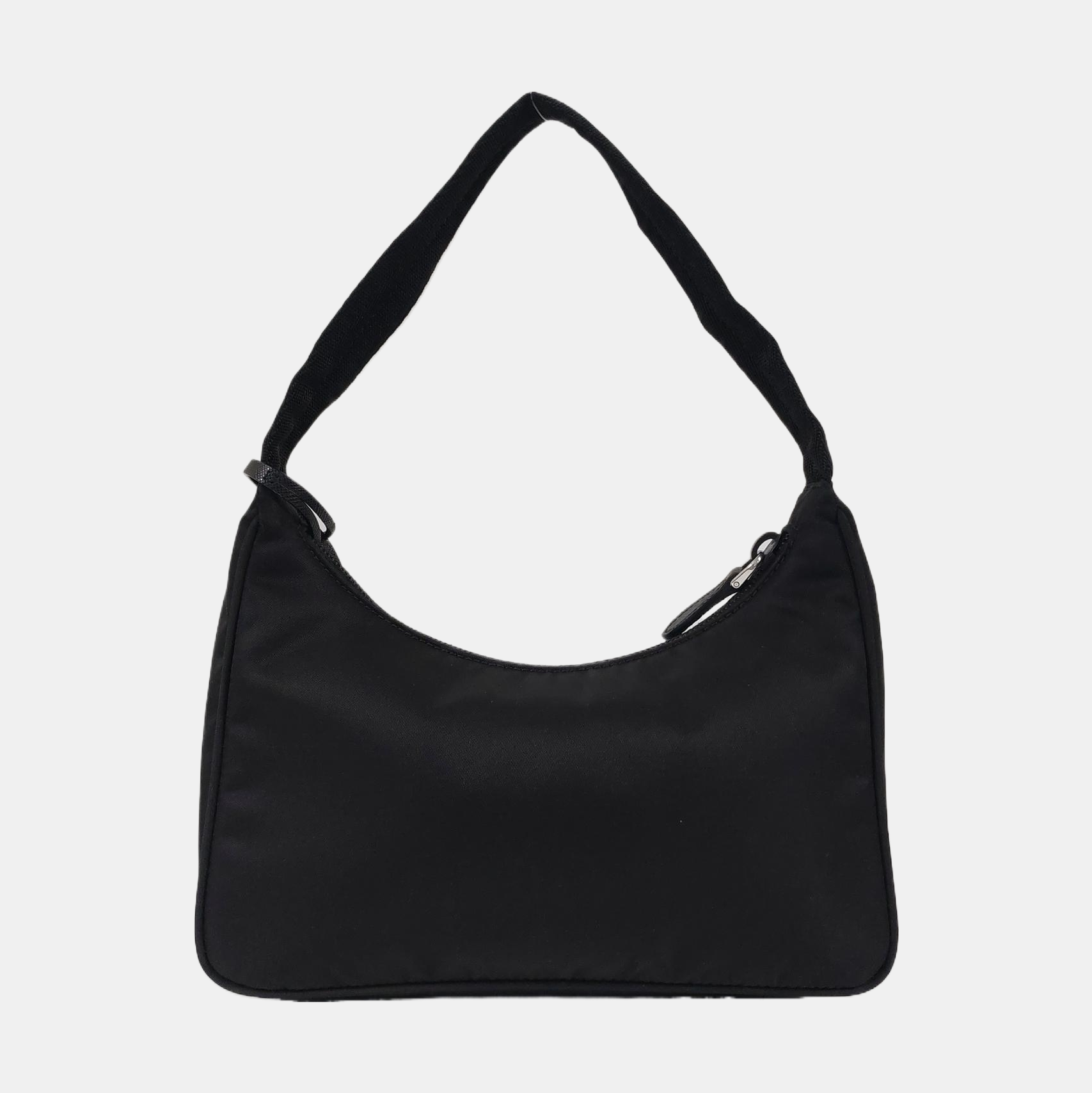 Authenticated pre-owned  Re-Edition2000 Mini Nylon Black - Top Handle Bag at Looply