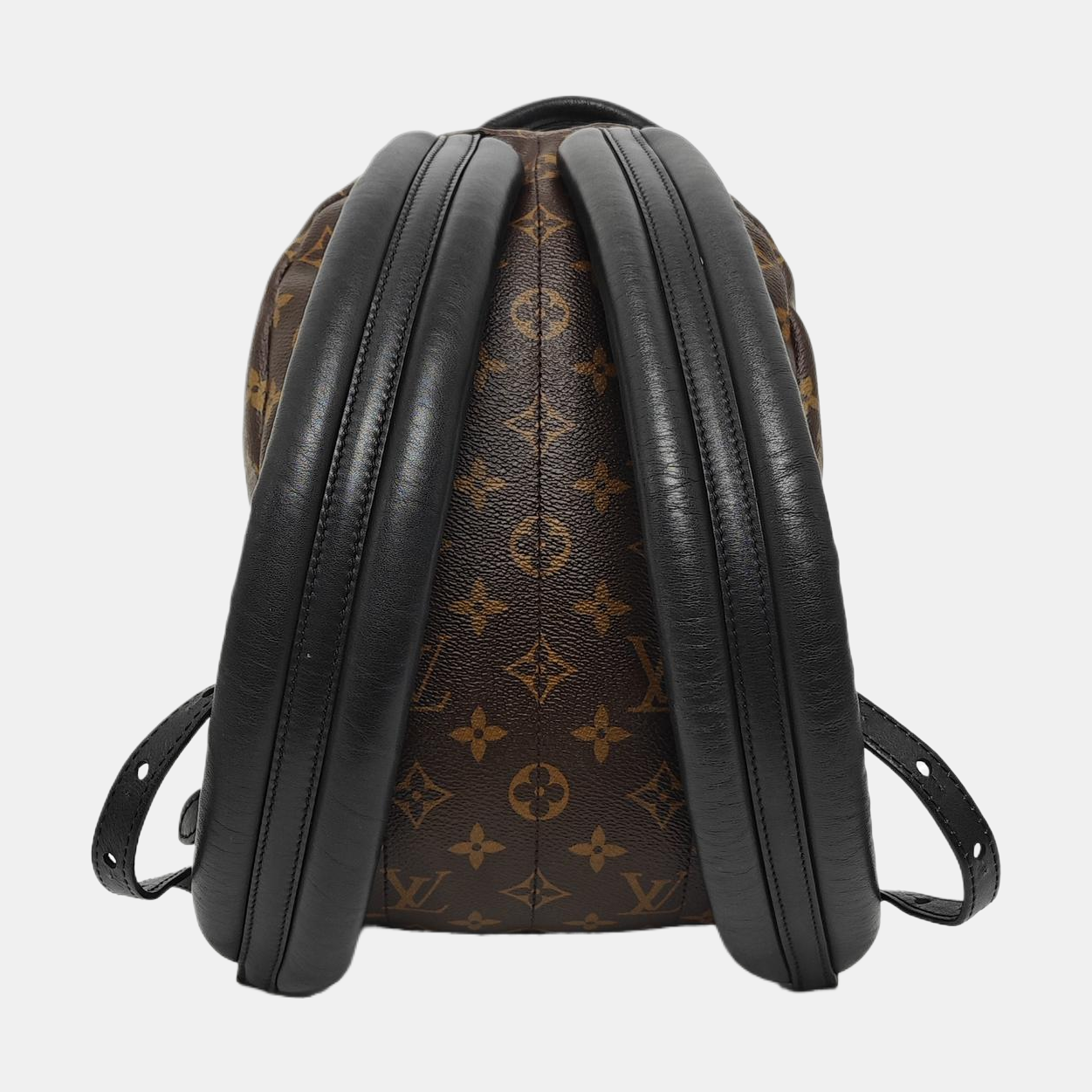 Authenticated pre-owned  PALM SPRINGS PM Monogram Coated Canvas Brown - Backpack at Looply