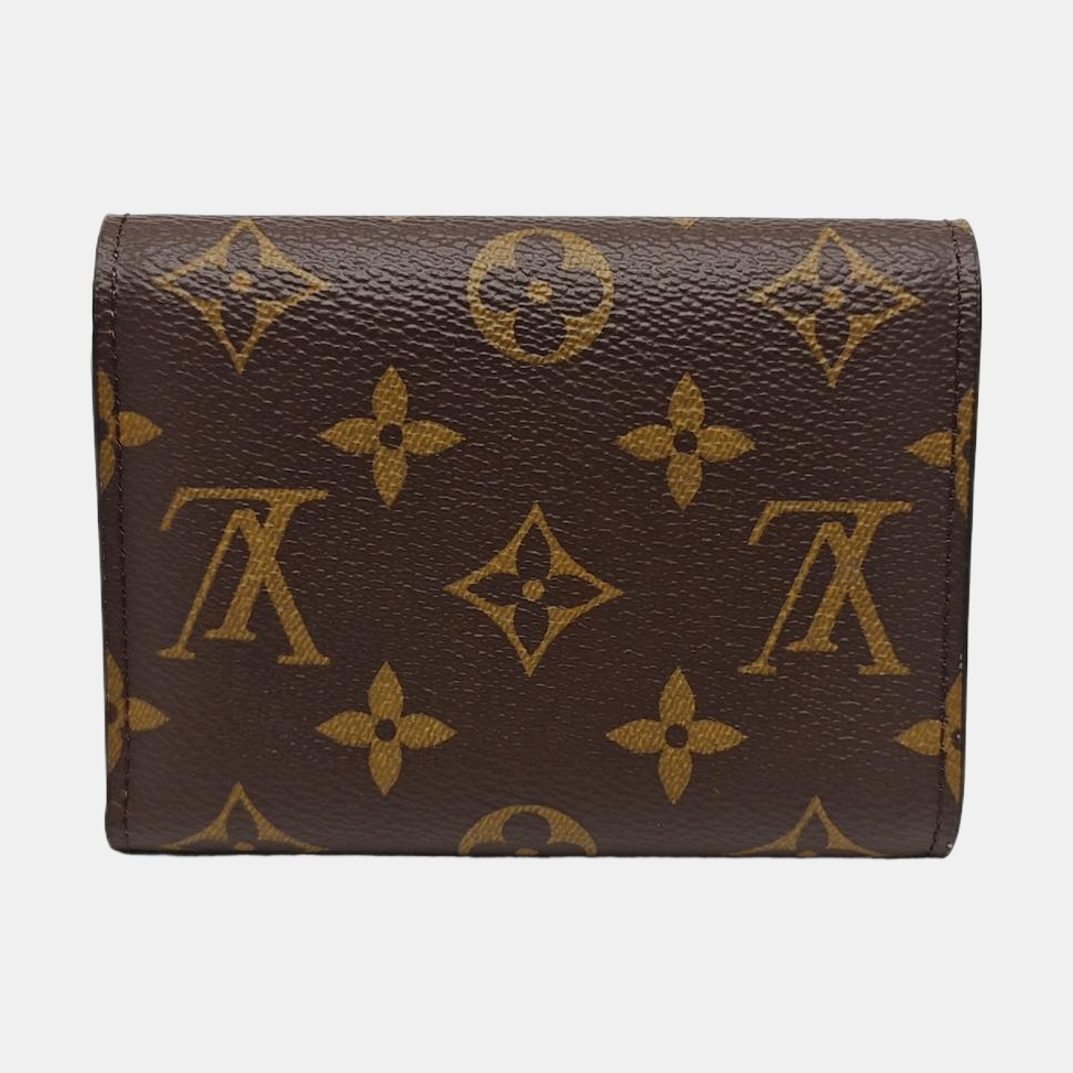 VICTORINE Monogram Coated Canvas Brown Wallet