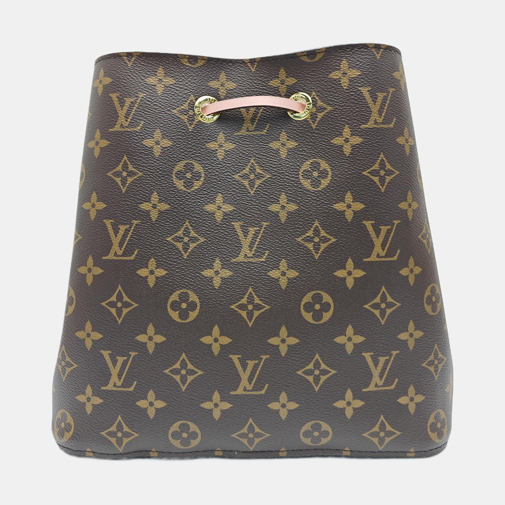 NÉONOÉ MM Monogram Coated Canvas Brown