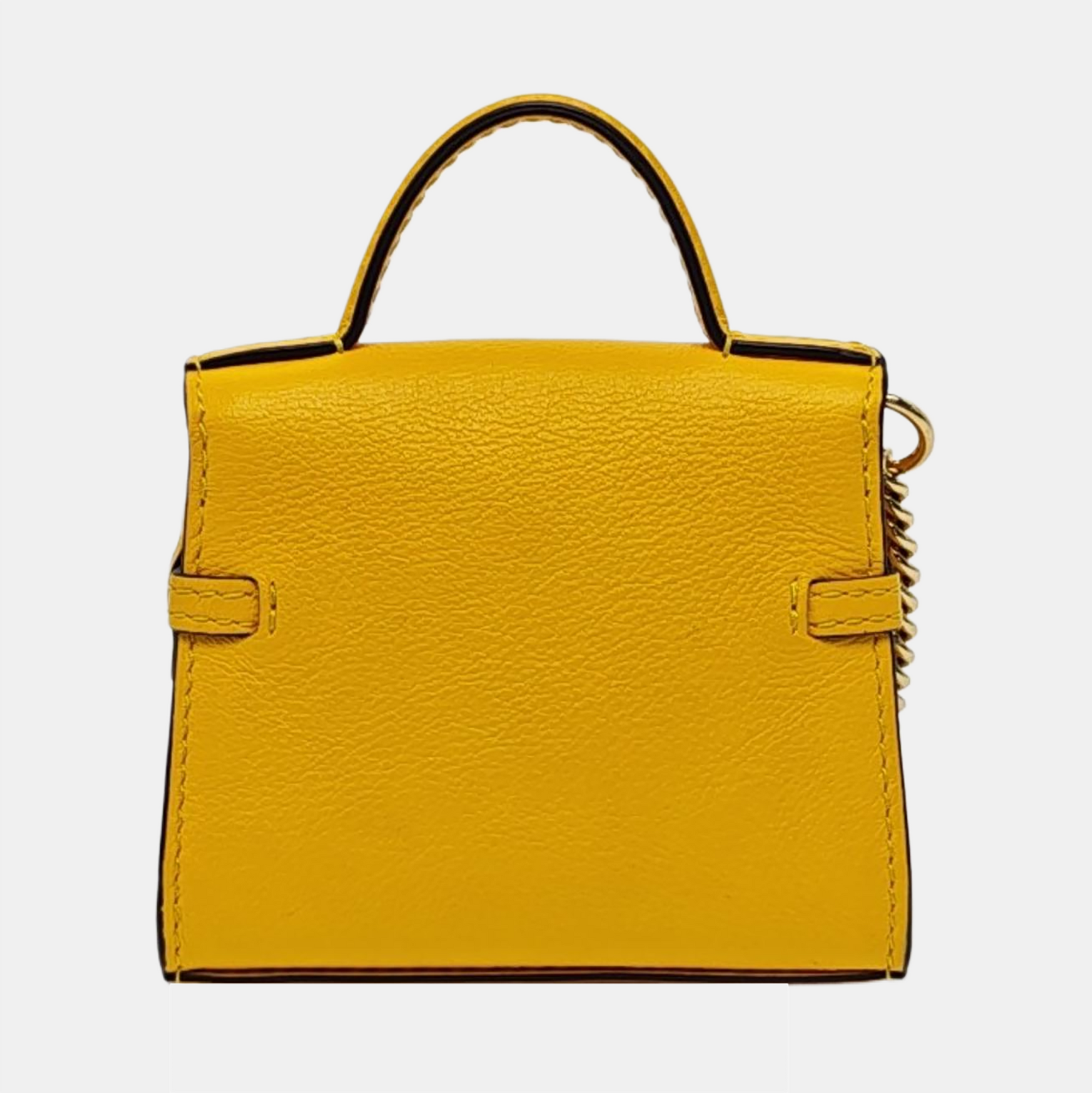 Tempête Leather Yellow Coin Purse