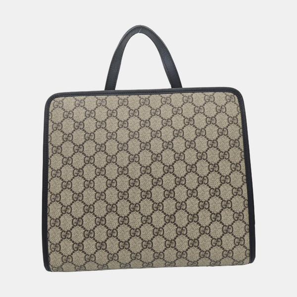 Children’s GG Bucket Monogram Coated Canvas Beige