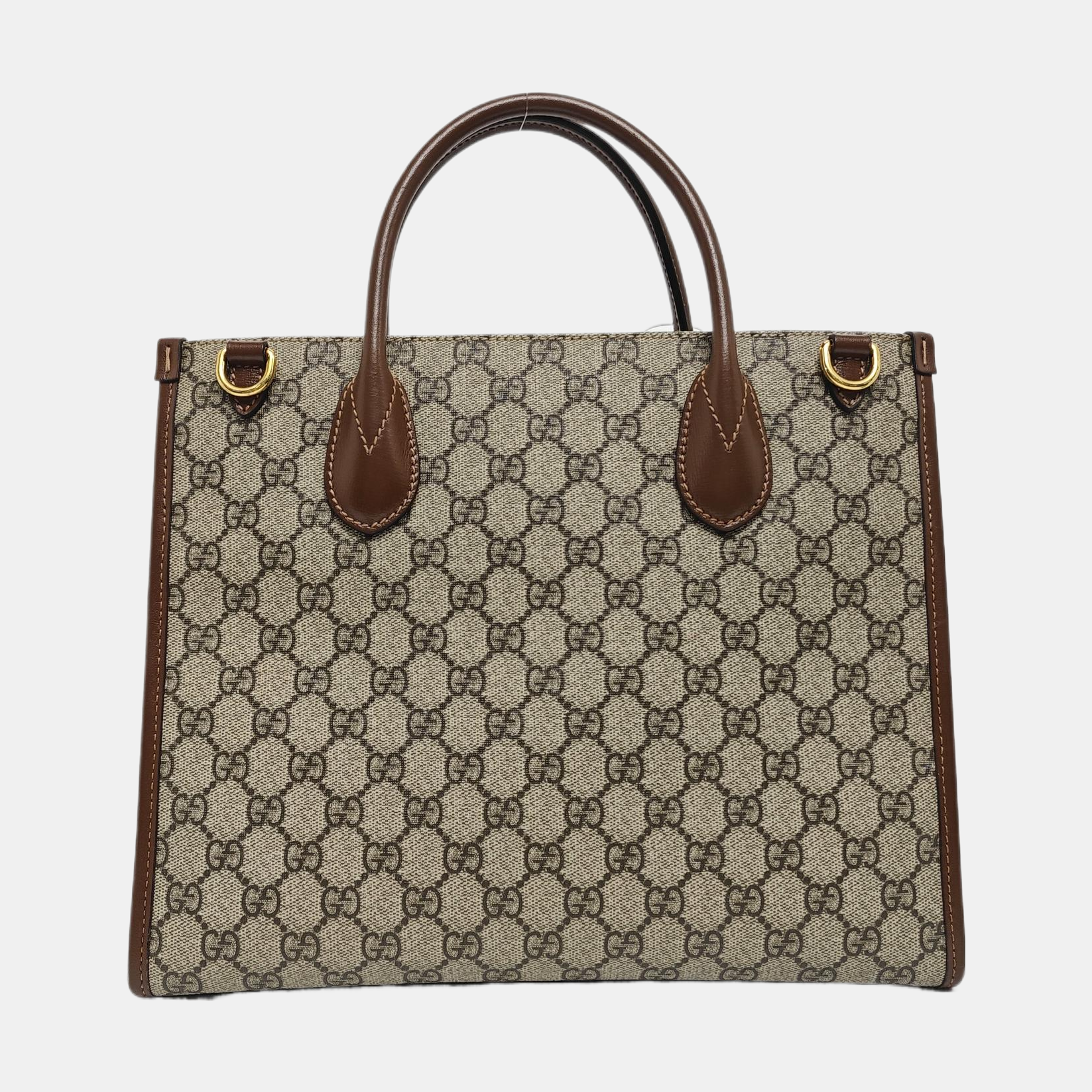 Retro Small Monogram Coated Canvas Brown
