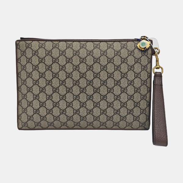 Courrier Monogram Coated Canvas Beige