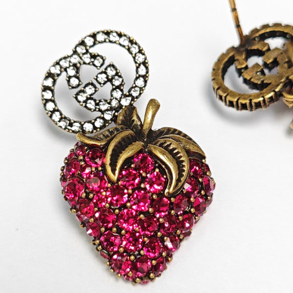 Interlocking G Metal Gold Earrings