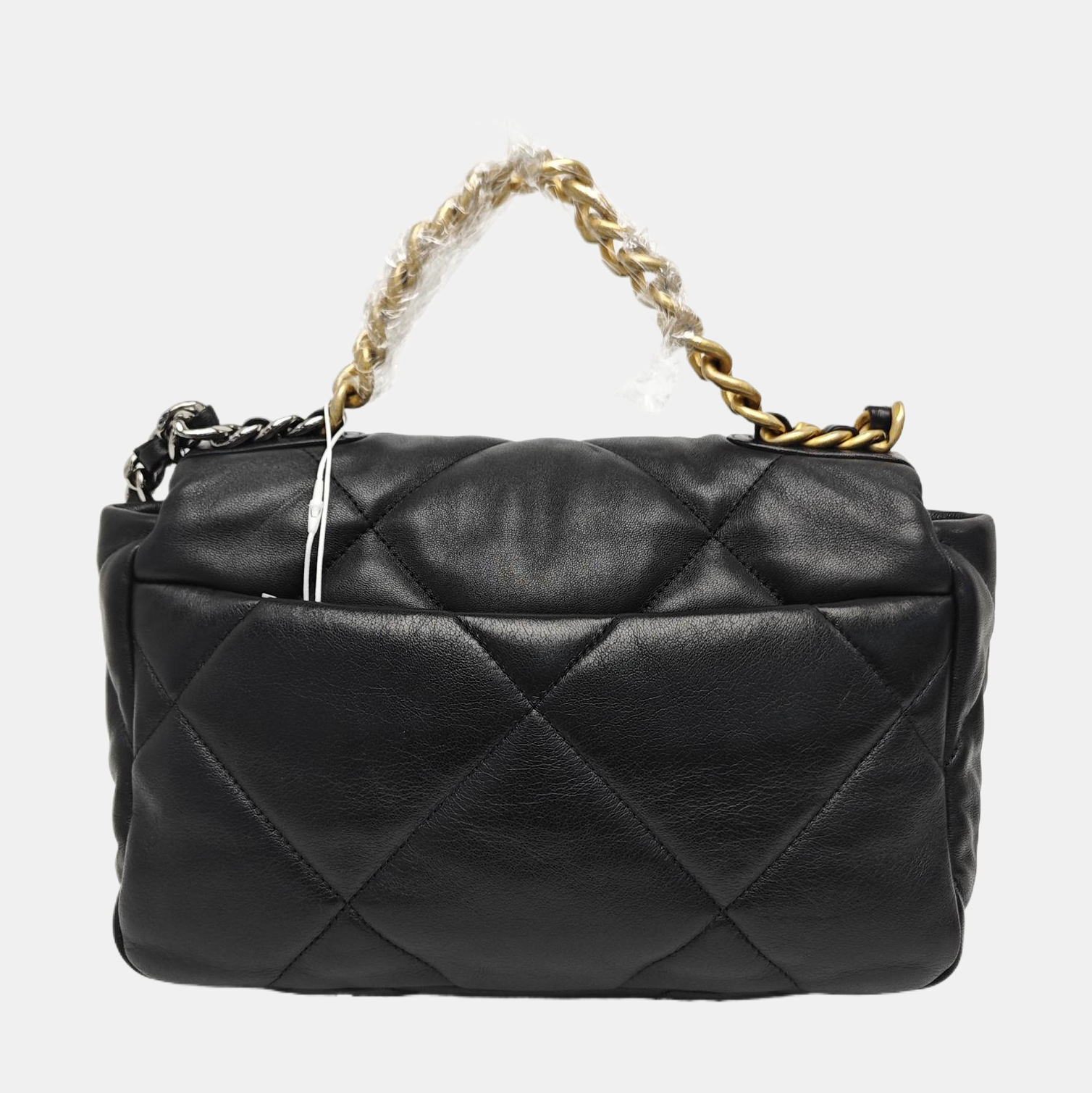 CHANEL 19 Small Quilted Lambskin Black