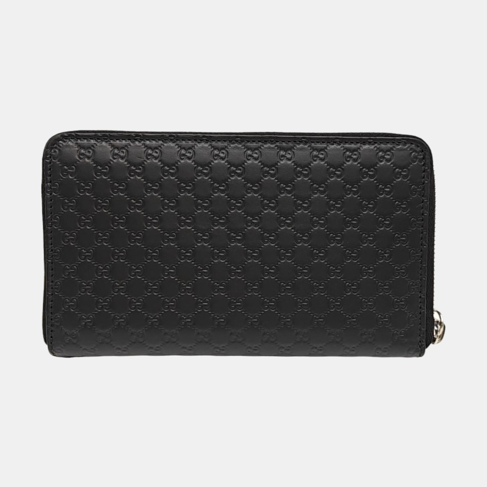 Monogram Calfskin Wallet Black