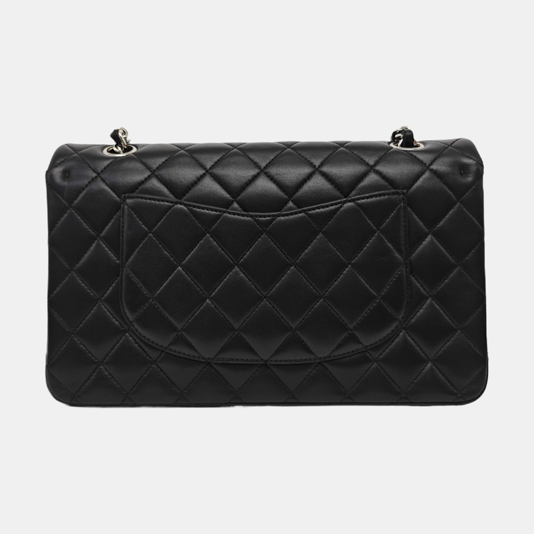 CLASSIC FLAP Medium Quilted Lambskin Black