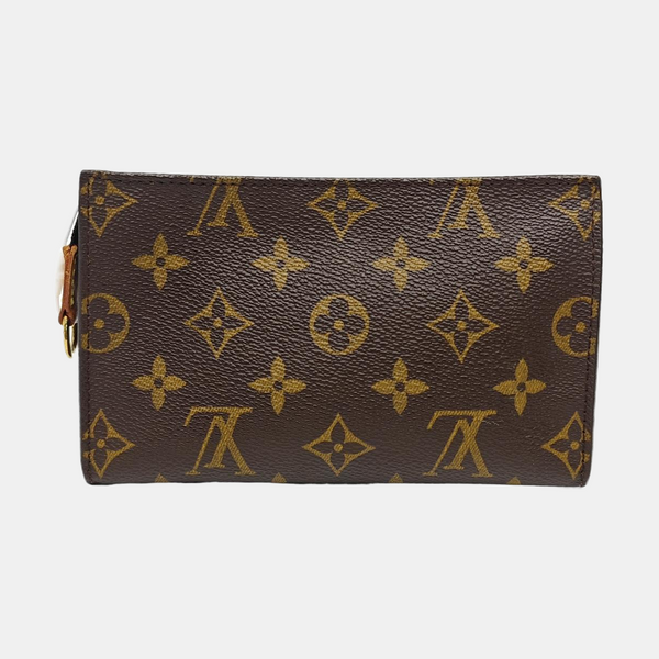 BUCKET Monogram Coated Canvas Brown