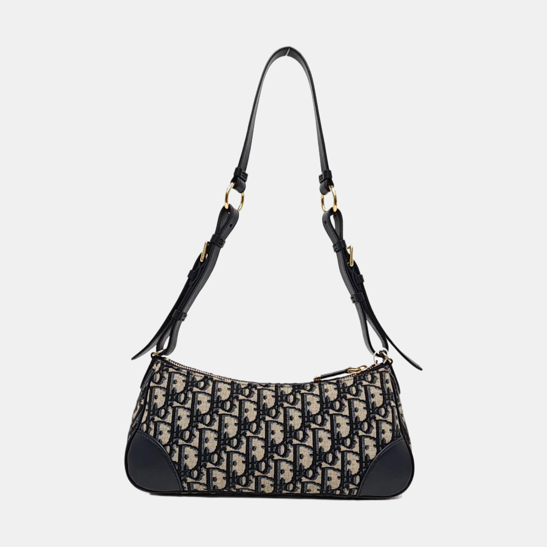 30 Montaigne Mini Oblique Canvas Beige