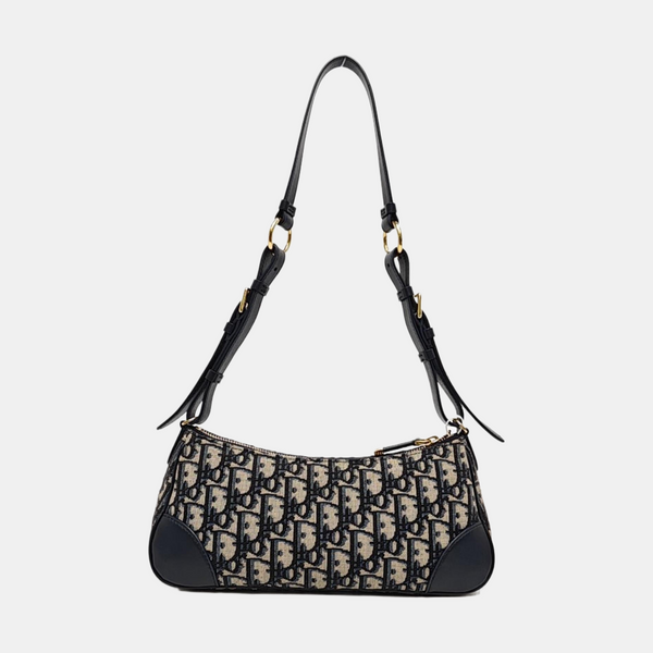 30 Montaigne Mini Oblique Canvas Beige
