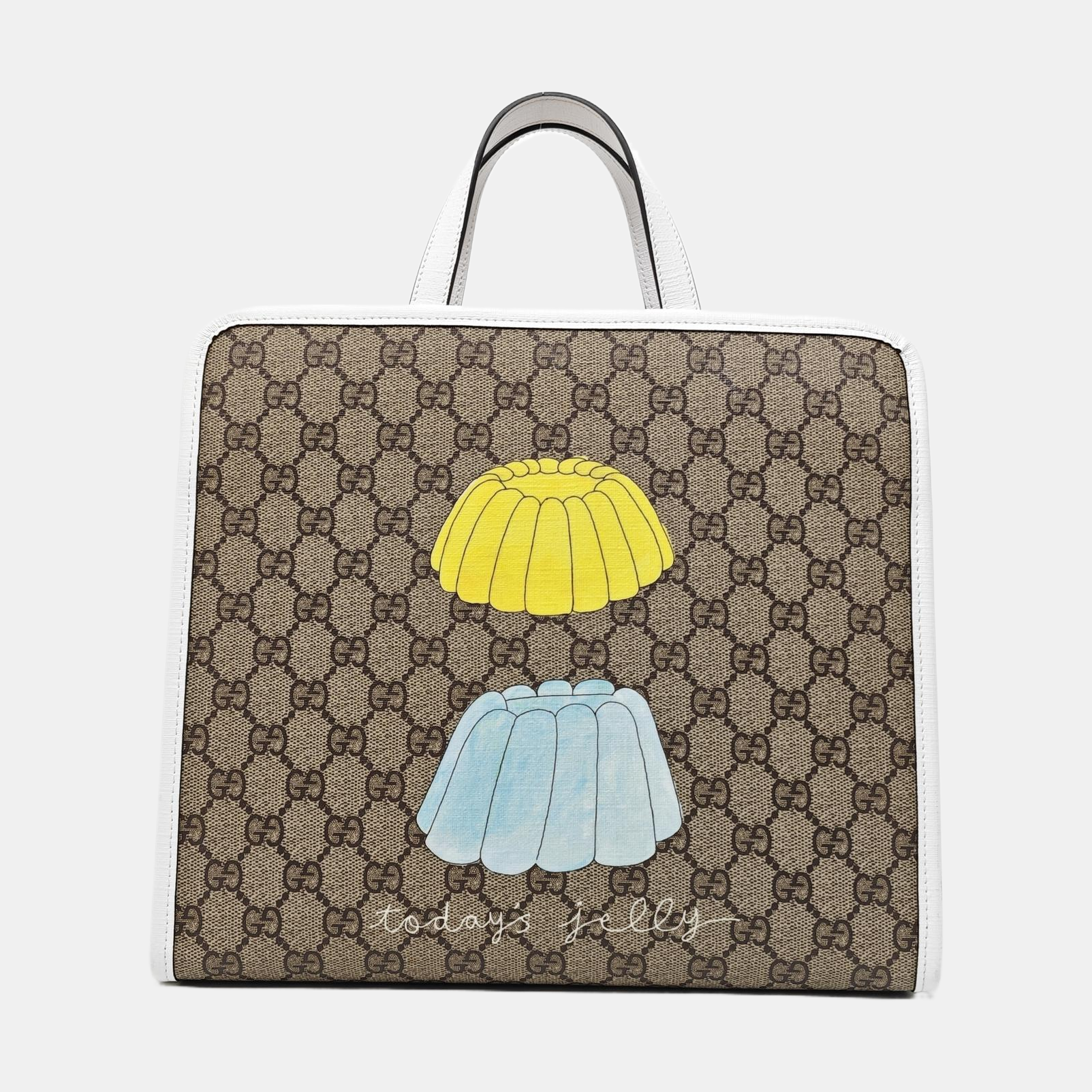 Children’s GG Bucket Monogram Coated Canvas Beige