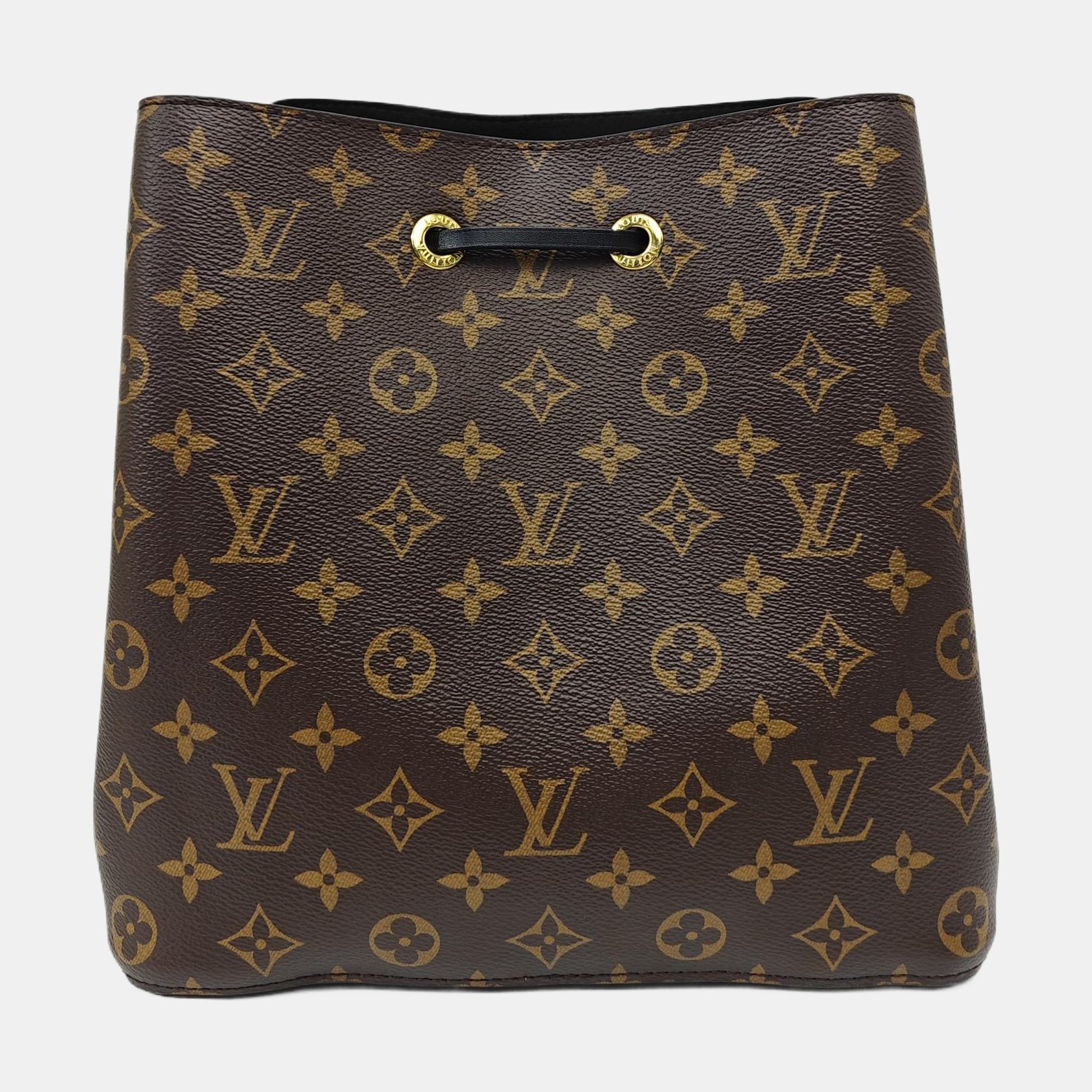 NÉONOÉ MM Monogram Coated Canvas Brown