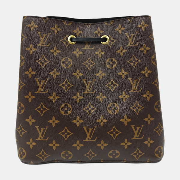 NÉONOÉ MM Monogram Coated Canvas Brown
