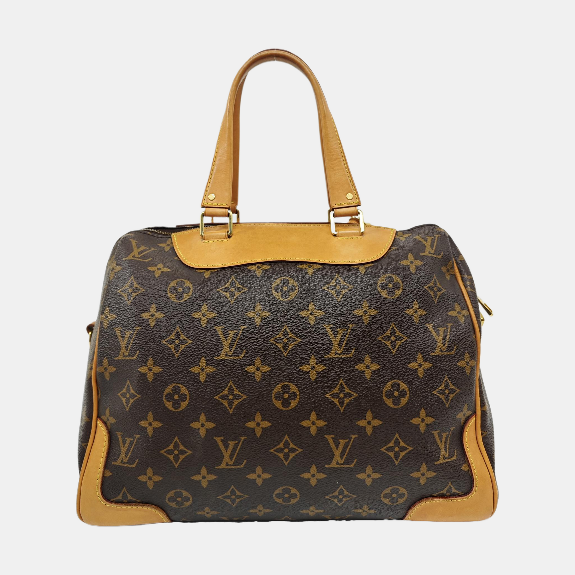 RETIRO NM Monogram Coated Canvas Brown