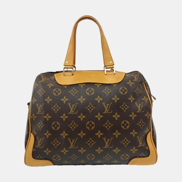 RETIRO NM Monogram Coated Canvas Brown