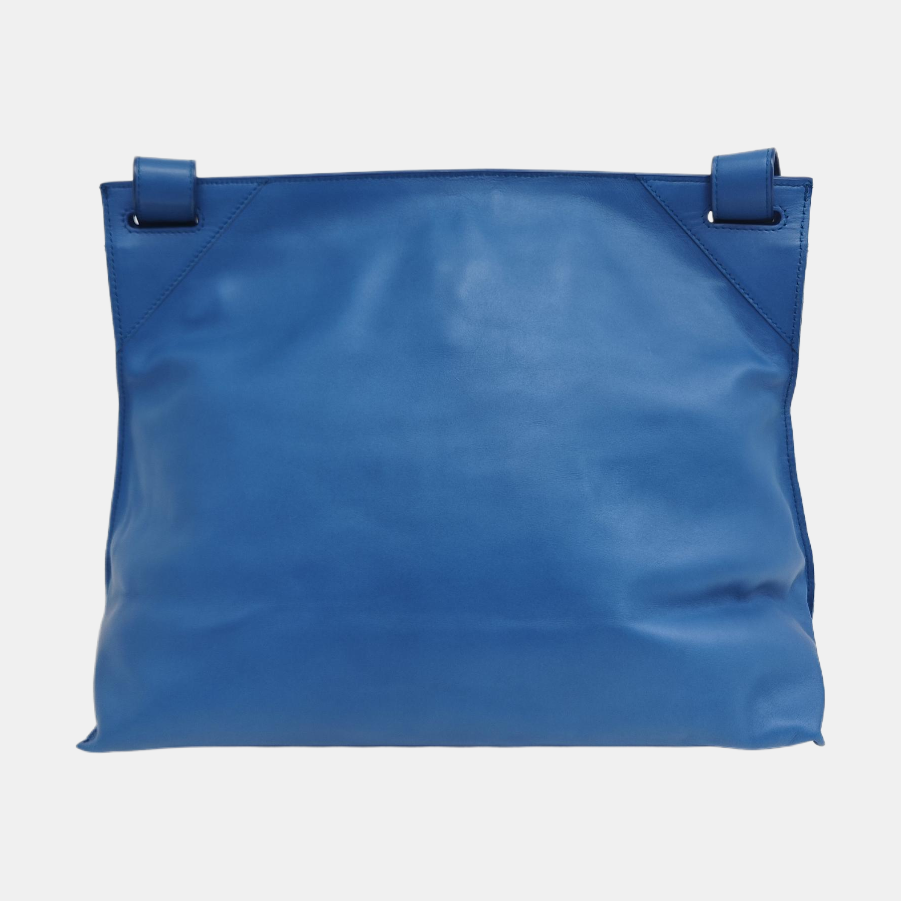 Calfskin Shoulder Bag Blue
