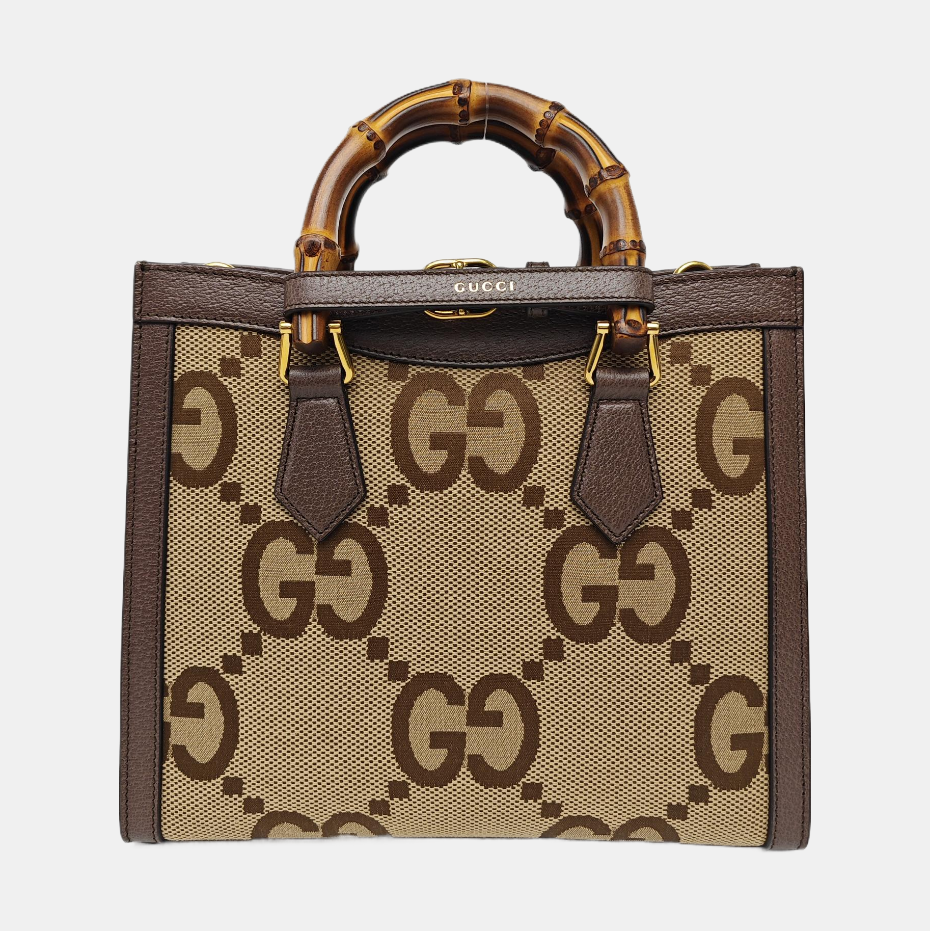 Diana Small Monogram Canvas Beige