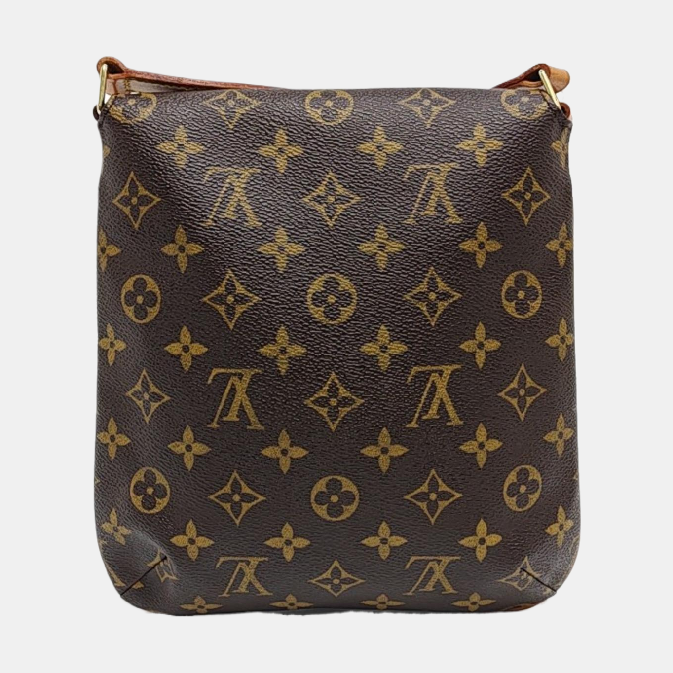 MUSETTE TANGO PM Monogram Coated Canvas Brown