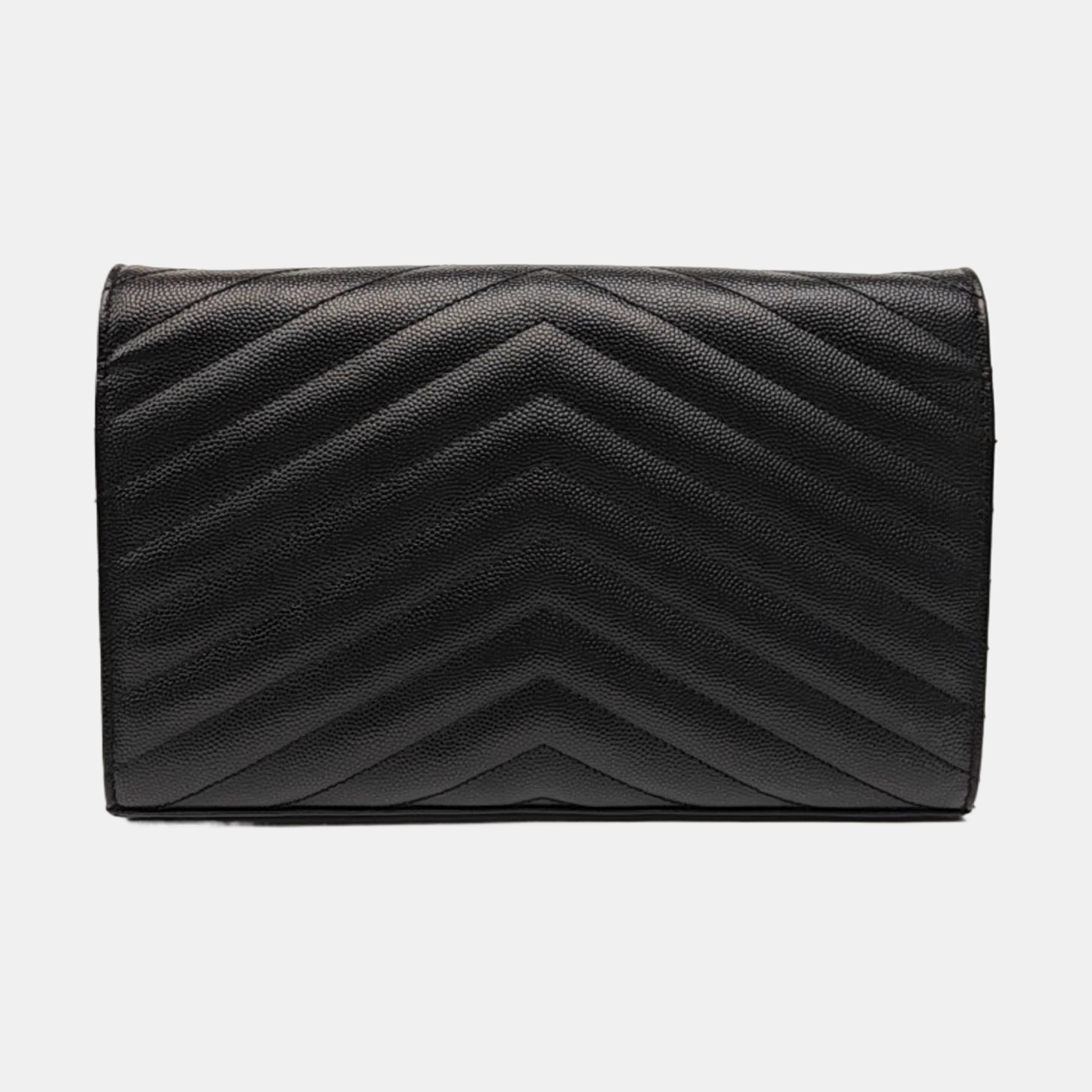 MONOGRAM Medium Chevron Calfskin Black