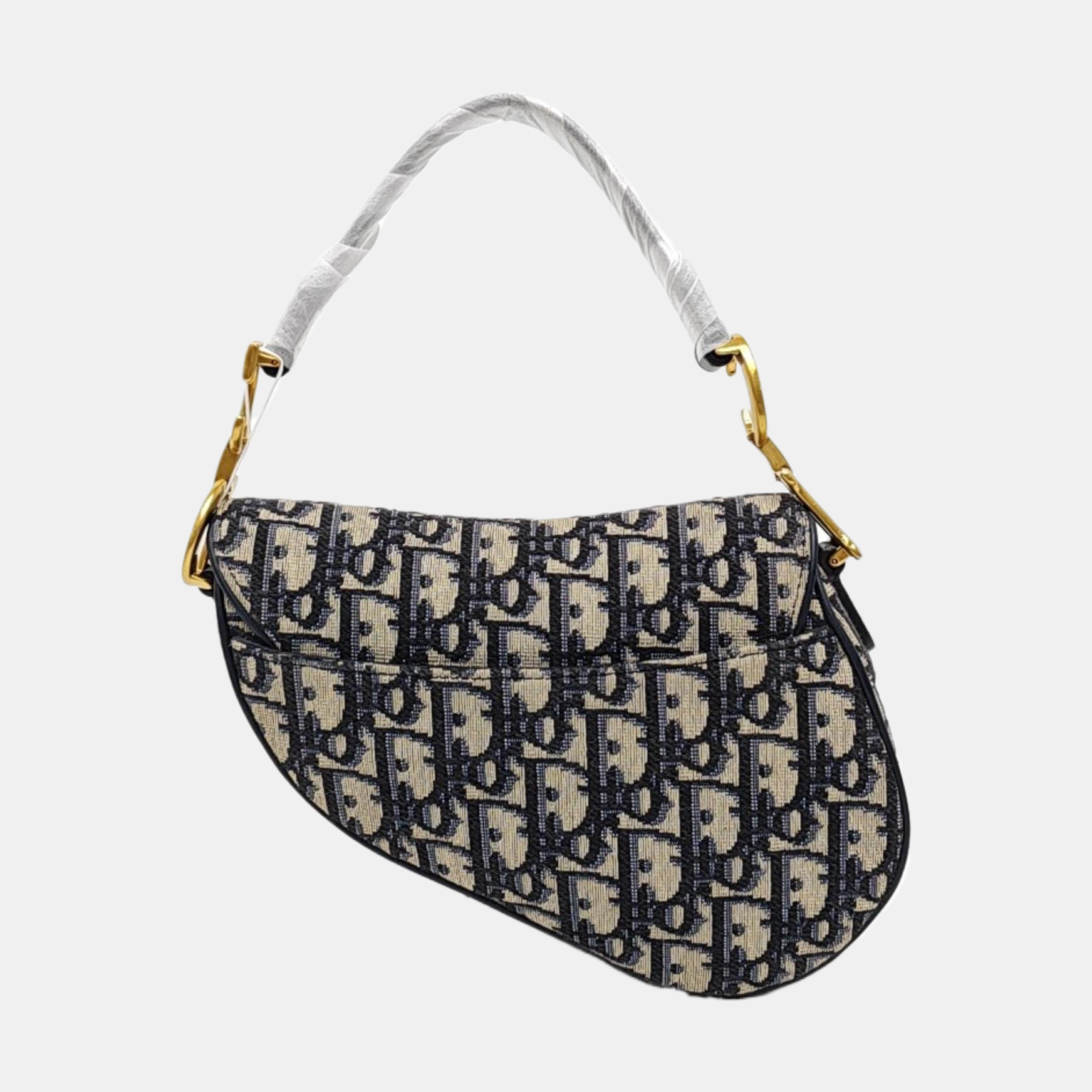 Saddle Mini Oblique Canvas Blue