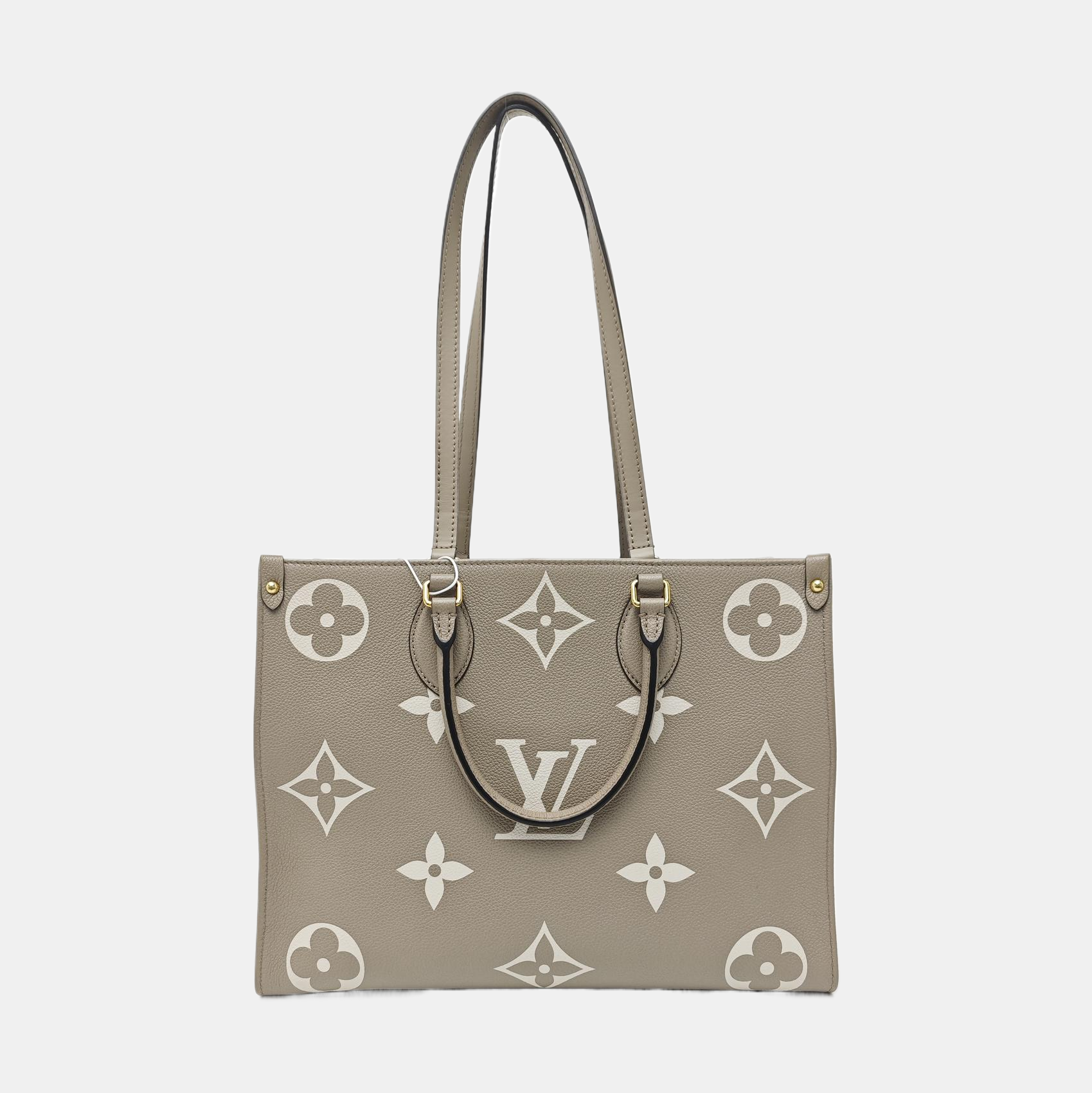 ONTHEGO MM Monogram Calfskin Gray
