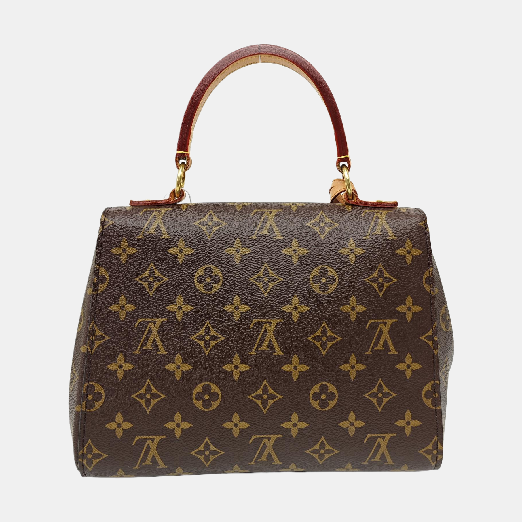 CLUNY PM Monogram Coated Canvas Brown