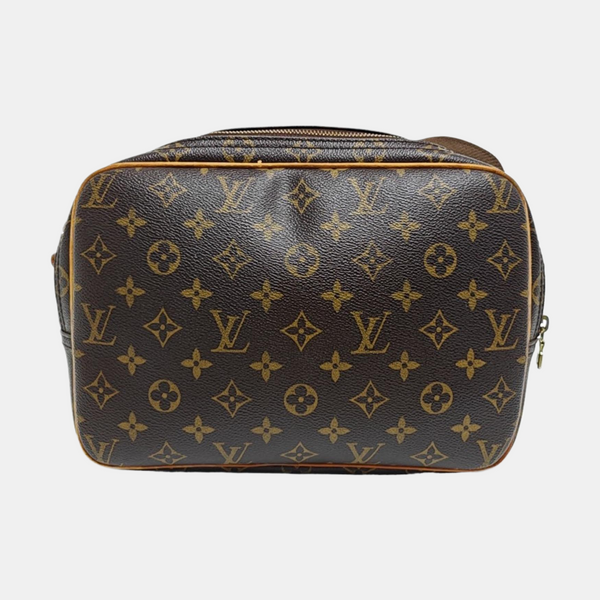 REPORTER Monogram Coated Canvas Brown