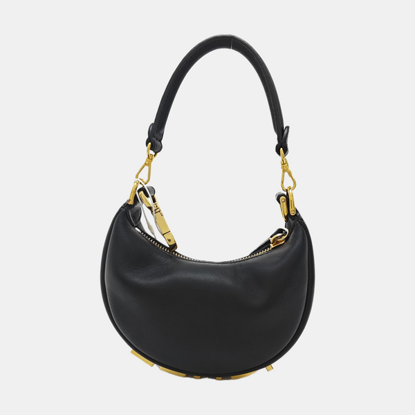 Calfskin Shoulder Bag Black