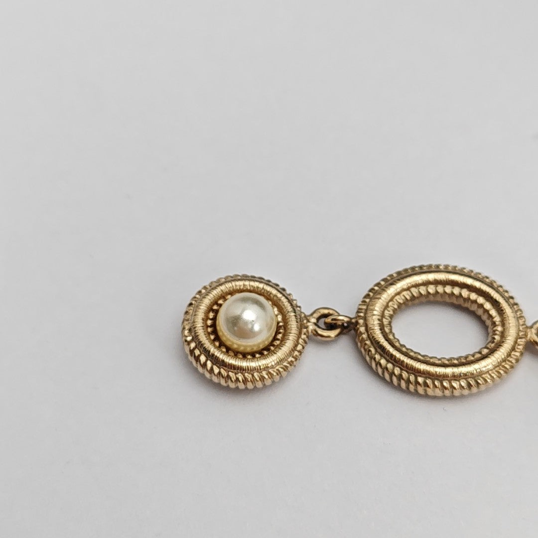 Metal Gold Stud Earrings