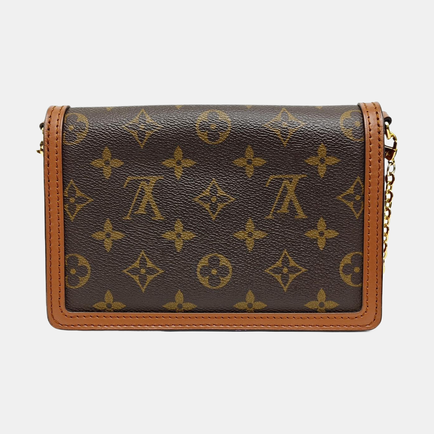DAUPHINE WOC Monogram Coated Canvas Brown