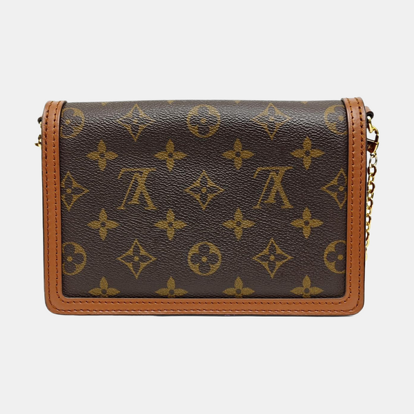 DAUPHINE WOC Monogram Coated Canvas Brown