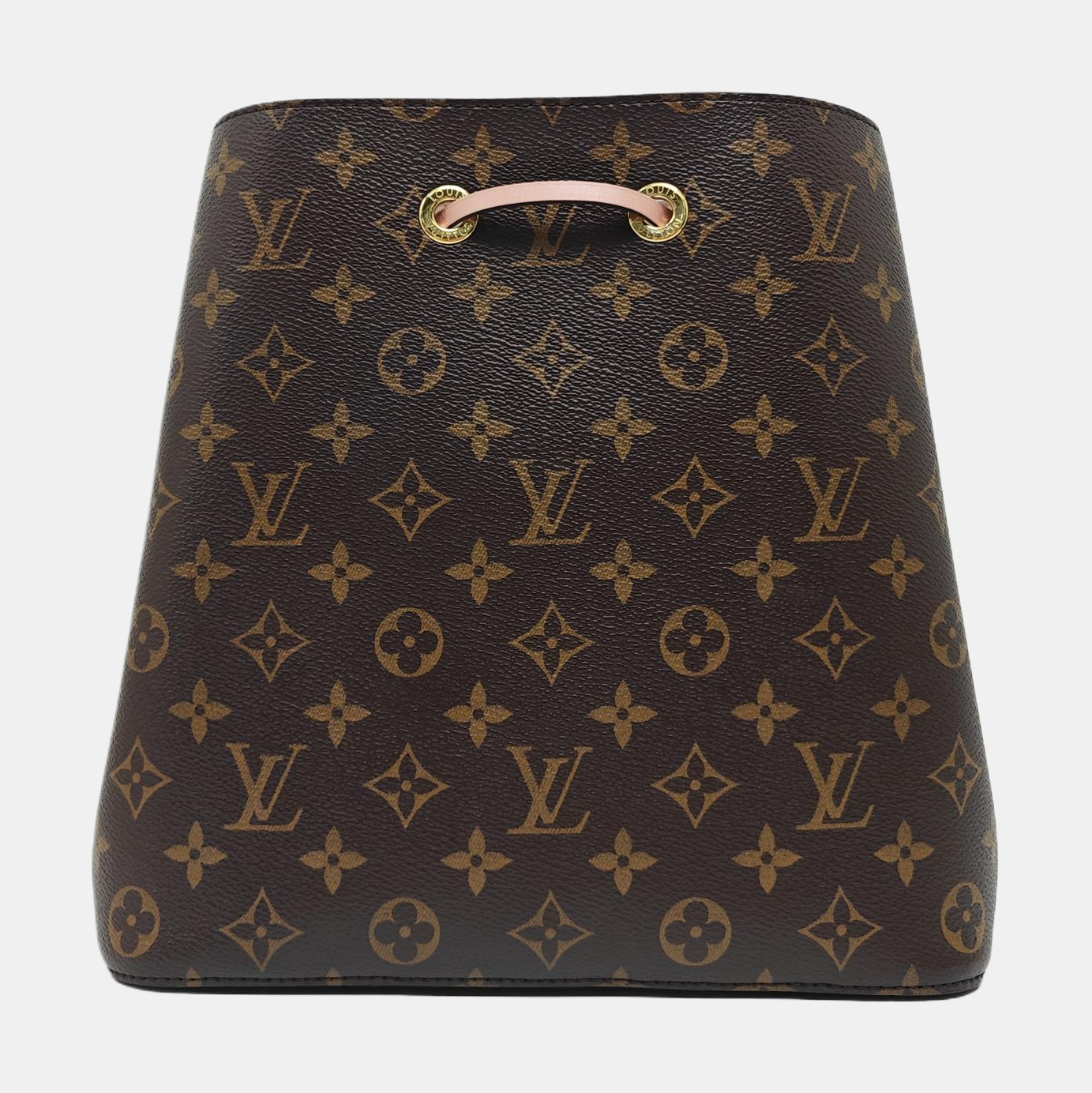 NÉONOÉ MM Monogram Coated Canvas Brown