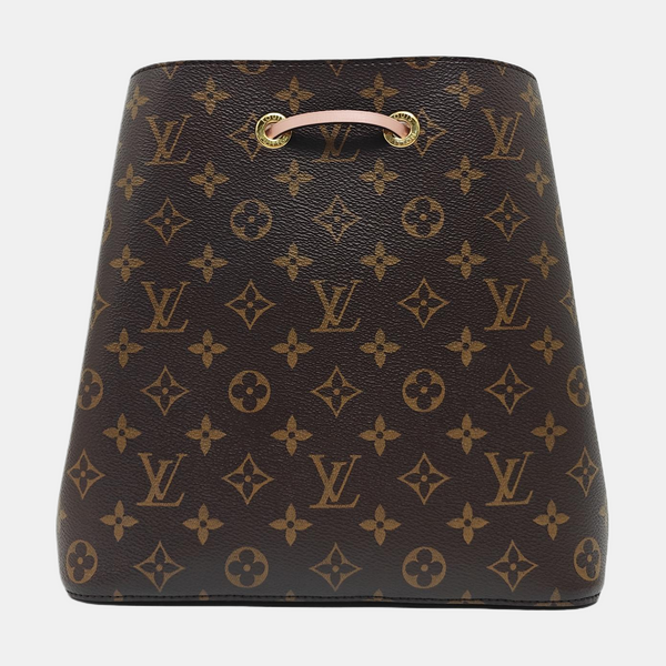 NÉONOÉ MM Monogram Coated Canvas Brown