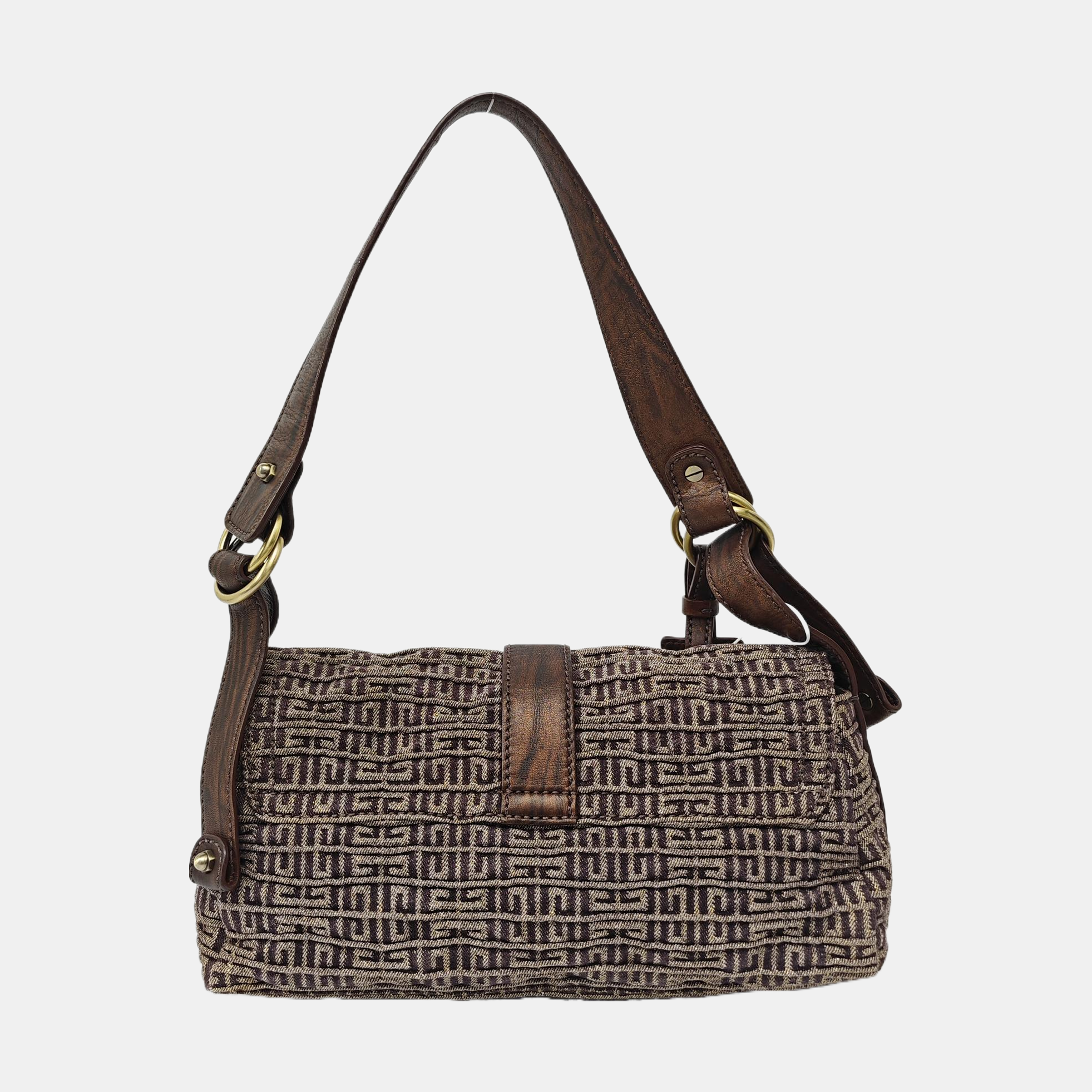 Canvas Shoulder Bag Brown
