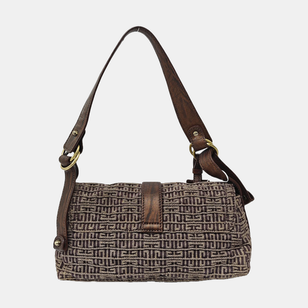 Canvas Shoulder Bag Brown