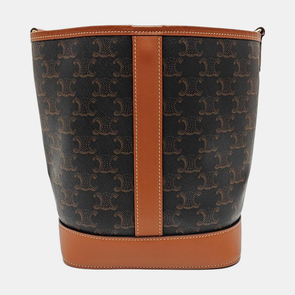 TRIOMPHE CANVAS Small Coated Canvas Brown