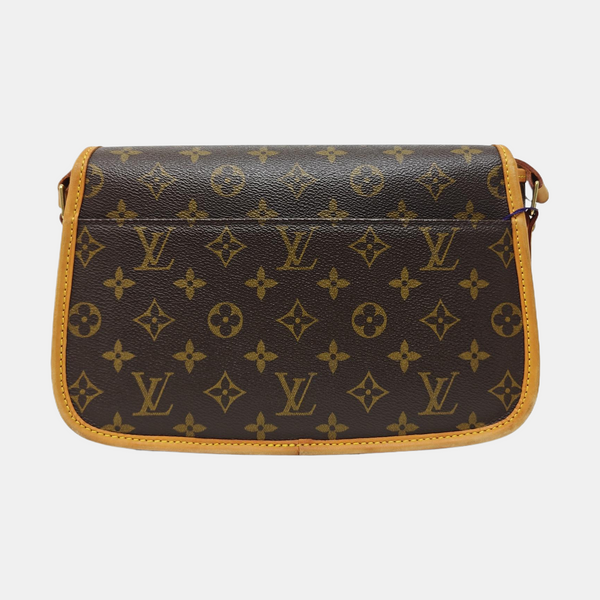 SOLOGNE PM Monogram Coated Canvas Brown