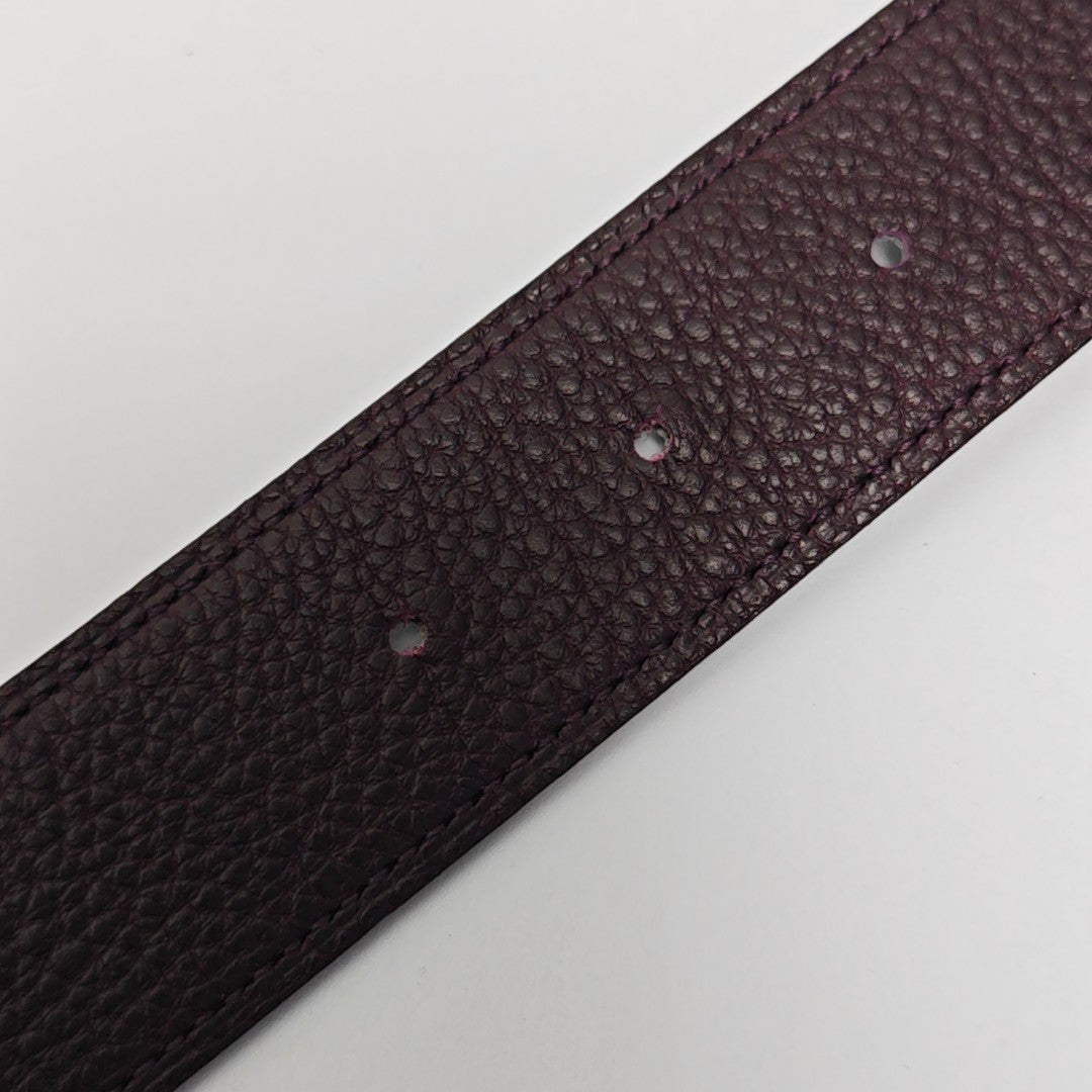 Leather Belt Purple