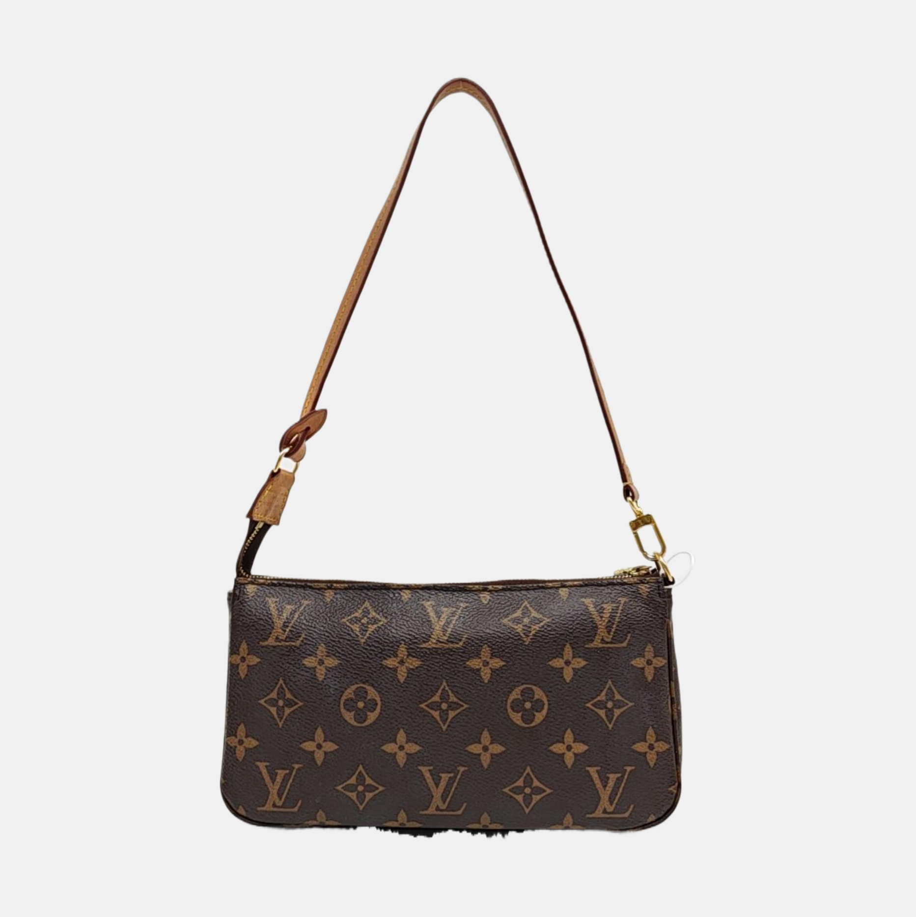 ACCESSOIRES GM Monogram Coated Canvas Brown