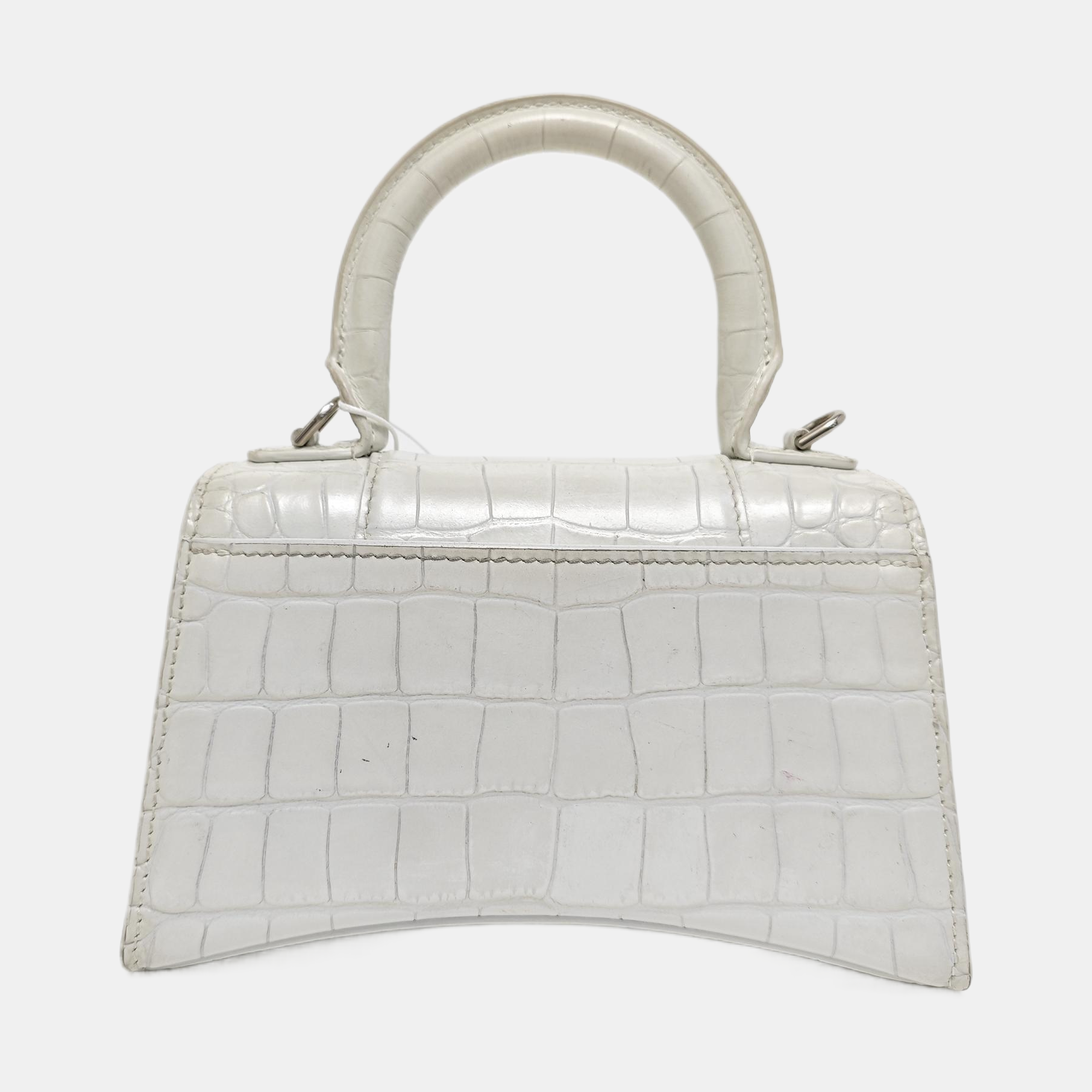 Hourglass XS Calfskin White