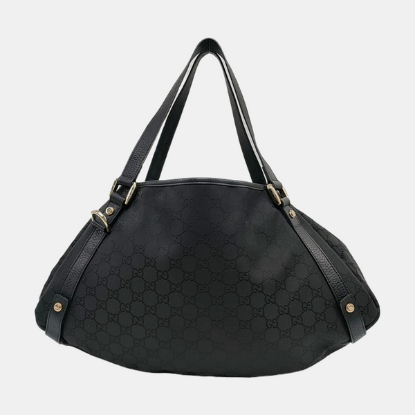 Abbey Medium Monogram Canvas Black